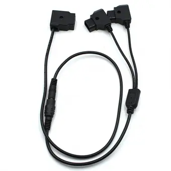 30cm 1 Male To 2 Female D-Tap Connector Adapter Spliter Cable wire