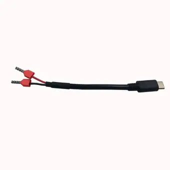 Ladekabel von Type-C auf Rohrkabelschuh