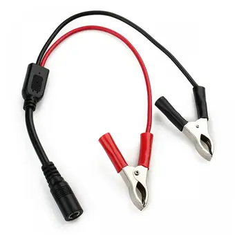 dc5.5*2.5mm female to Crocodile clip cable