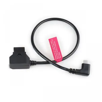 Type C angle male to D-tap cable Supply Mount Tap Travel Dual Tv Monitor Power Cord Cable C For V Lock Battery With D-Tap And Type-C