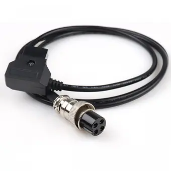 D-tap to 4Pin GX16 aviator female cable Power Cable D-Tap to 4 Pin Female for camera Canons C300 Mark II C100 C200 C500Popular