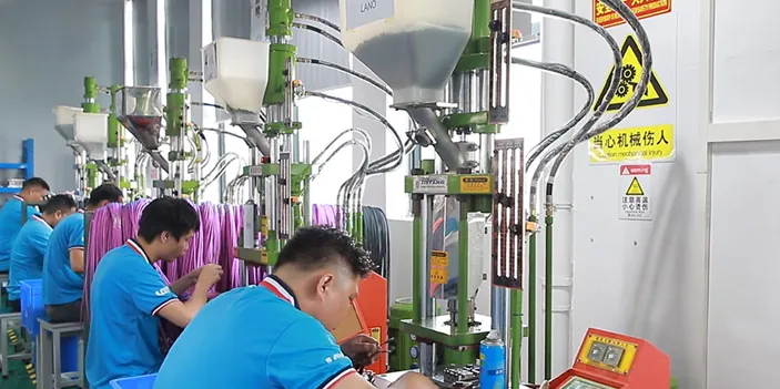 Moulding machine at Dongguan LANO Electronic Co., Ltd