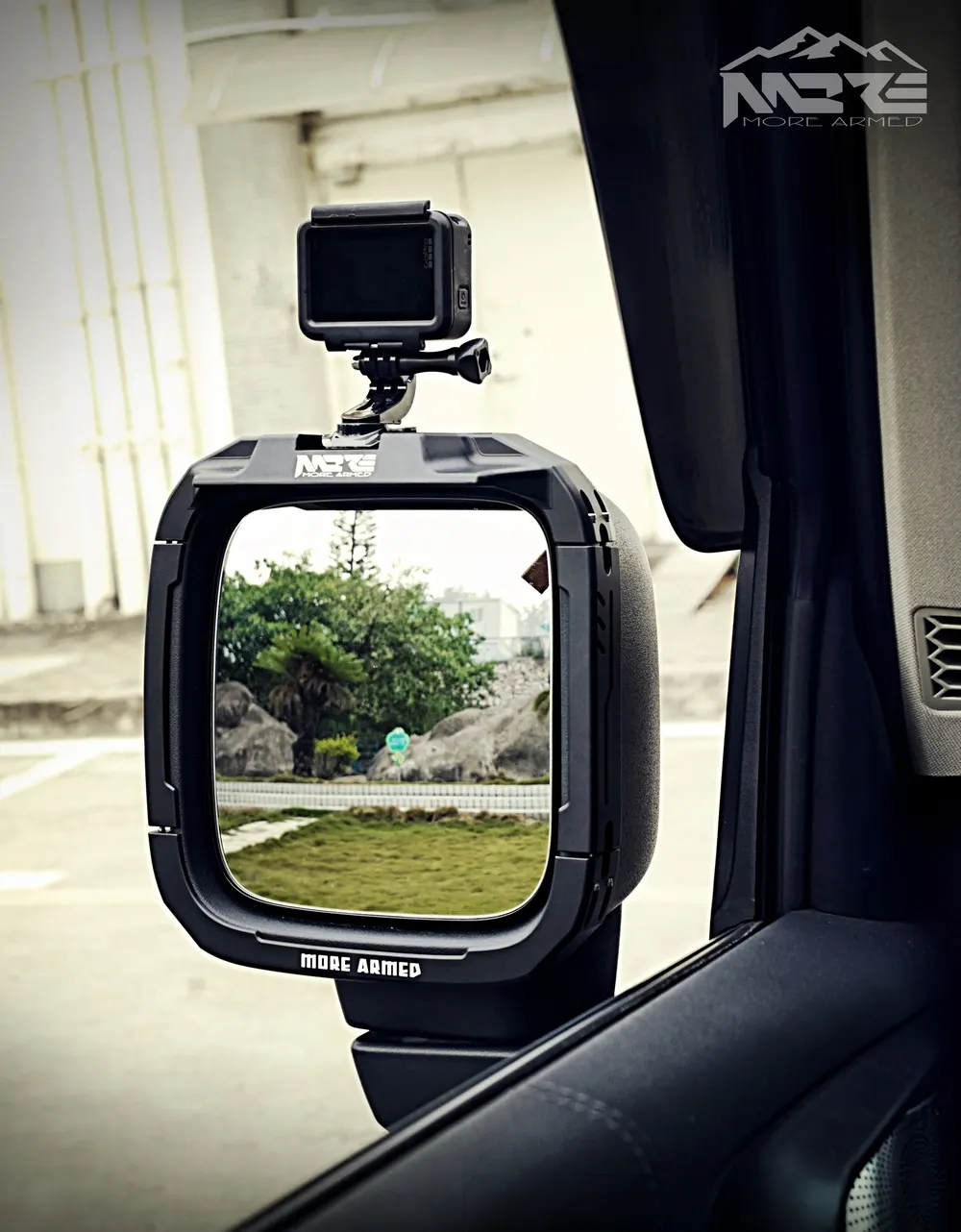 2PCS Tank 300 Multifunctional Rearview Mirror Rain Guards (Armed Series) – Windshield Rain Deflector view 2