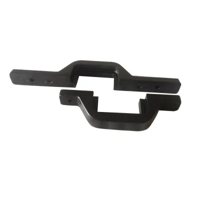 Cheap Cost OEM Made Black Powder Coated Steel Lower Bumper Insert LED Light Bar Mount Bracket B013 view 3