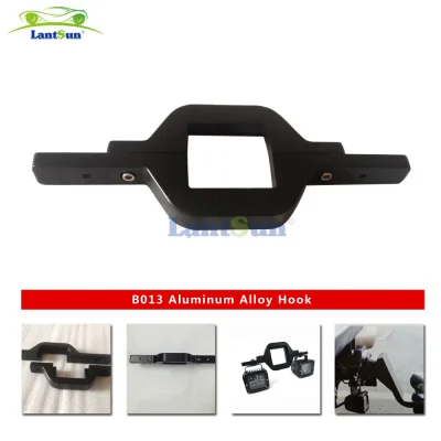Cheap Cost OEM Made Black Powder Coated Steel Lower Bumper Insert LED Light Bar Mount Bracket B013 view 4