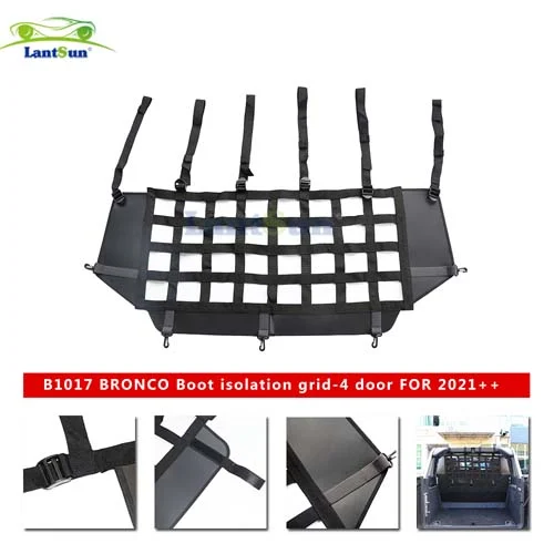 B1017 Ford-Bronco-21-trunk-isolation-net-4-door-webbon-model-black view 6