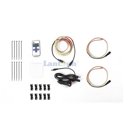 B1030 FORD BRONCO-21 - شريط LED للضوء العالي لقفص الصندوق - طقم من 3 (50/115 سم) - بالتحكم عن بُعد