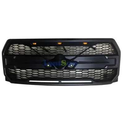 Grelha frontal estilo F150 Raptor com LED a preço de fábrica, grelha F150 Raptor com luz LED para Ford F15