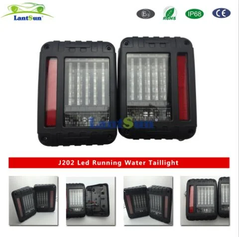 J202 مصباح خلفي LED لـJK بإشارة انعطاف متحركة