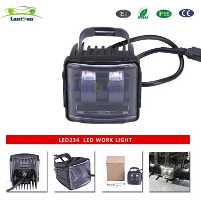 كشاف LED عالي القدرة 45 واط من المصنع مباشرة لجيب والشاحنات والجرارات وسيارات SUV وUTV - J234