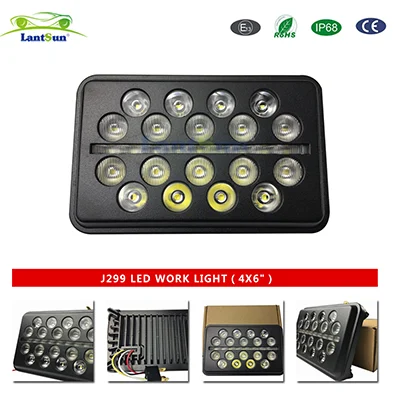 كشاف عمل LED 6 بوصات 60 واط لسيارات SUV 4X4 للطرق الوعرة J299