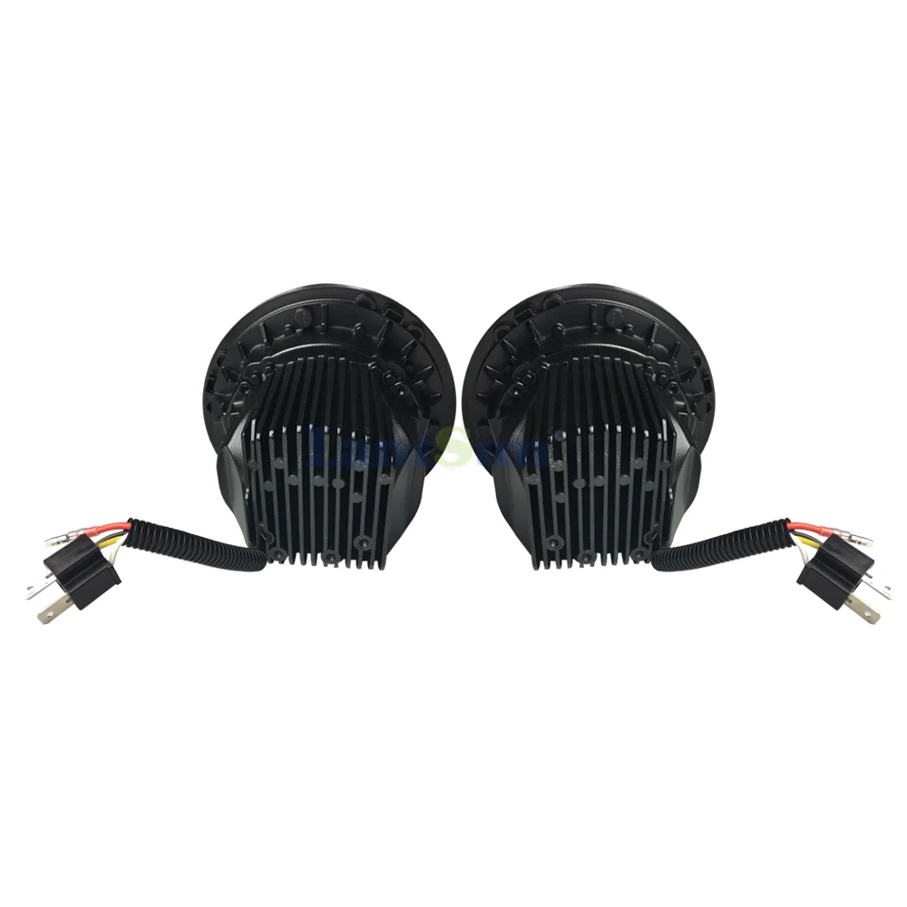 J316 High Low Beam 7 Inch Round Jeep Wrangler LED Headlights view 2