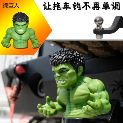 خطّاف قطر زخرفي Hulk من PVC للطرق الوعرة JL1137