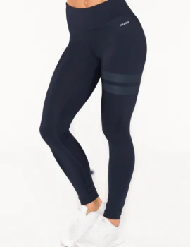 Close-up of the soft-touch fabric surface on the XH-YL035 legging, highlighting texture and stretch