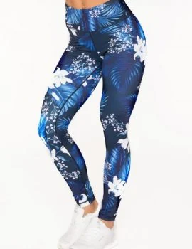 Black yoga legging XH-YL039 shown full length on a model in a yoga pose