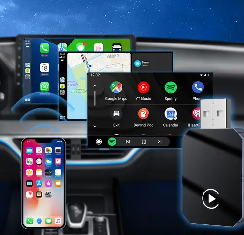 Wireless CarPlay & Andriod Adapter (2 in 1)