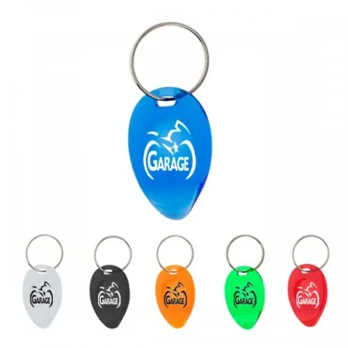 Teardrop Lottery Scratcher Keychain