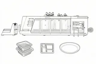 Plastic Thermoforming Machine supplied through LUMSOURCING sourcing service
