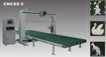 CNC SS-5 double knife blade foam cutting machine