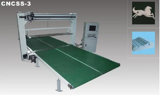 CNCSS-3 Vertical single blade foam cutting