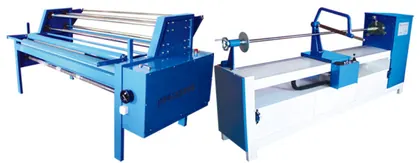 Bias winder and cutting machine
