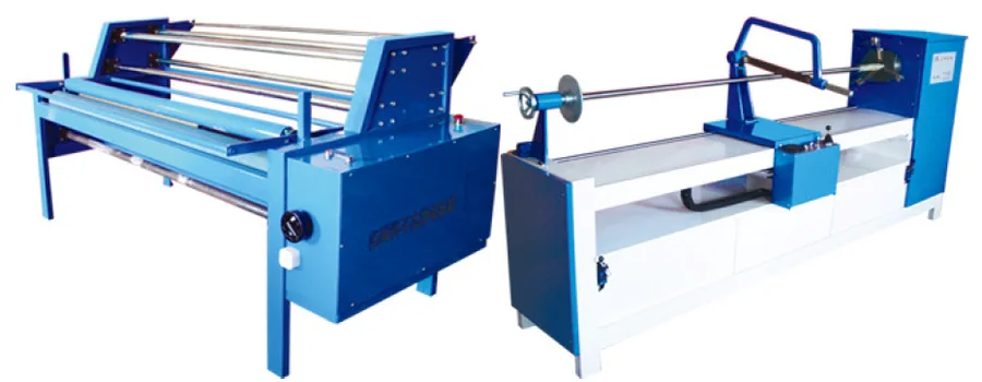 Bias winder and cutting machine