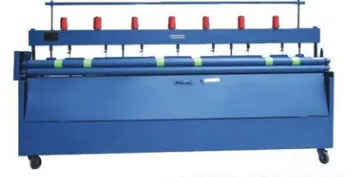 Straight line quilting machine