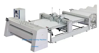 Double head single needle quilting machine