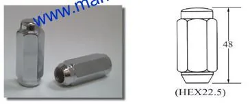 Closed Wheel Lug Nut