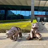 Stainless Steel Animal Sculpture made by Shenzhen Maoping Sculpture Art