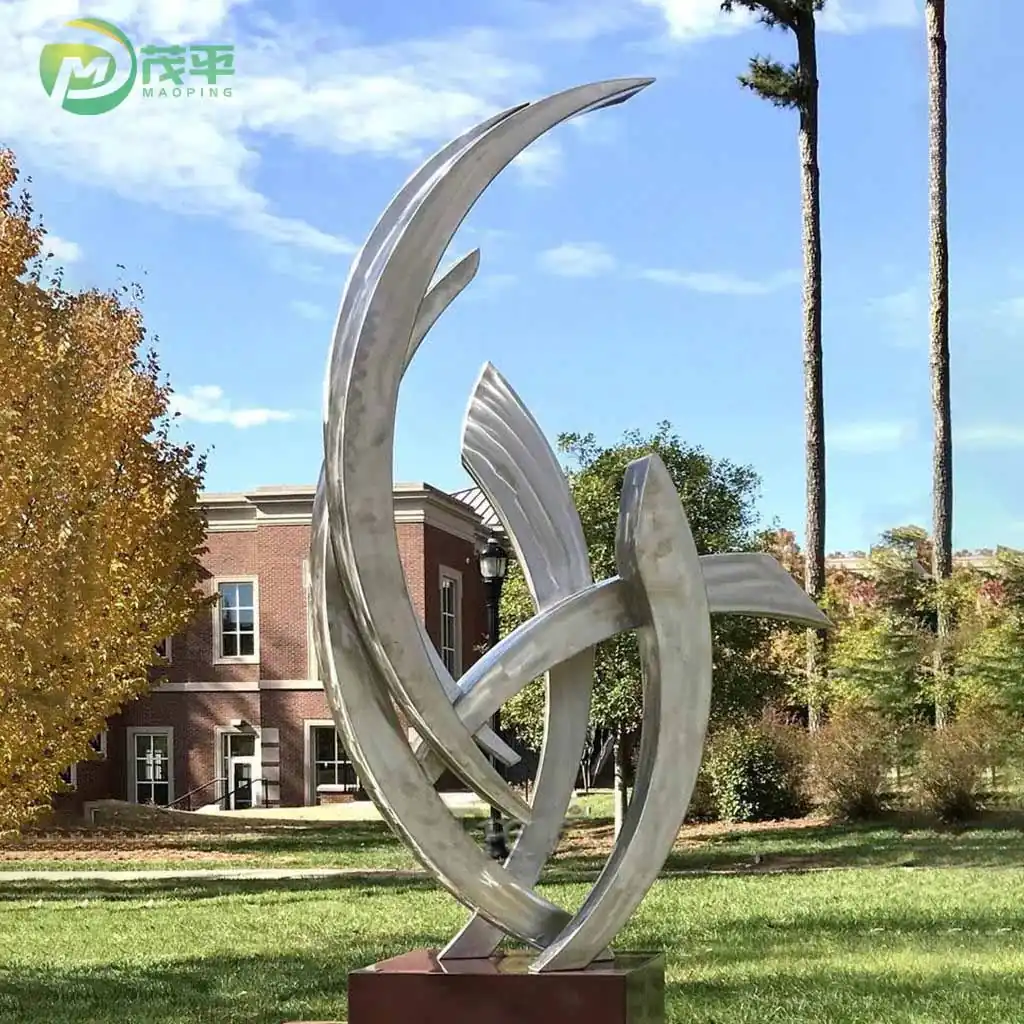 Abstract Crafts Stainless Steel Sculptures