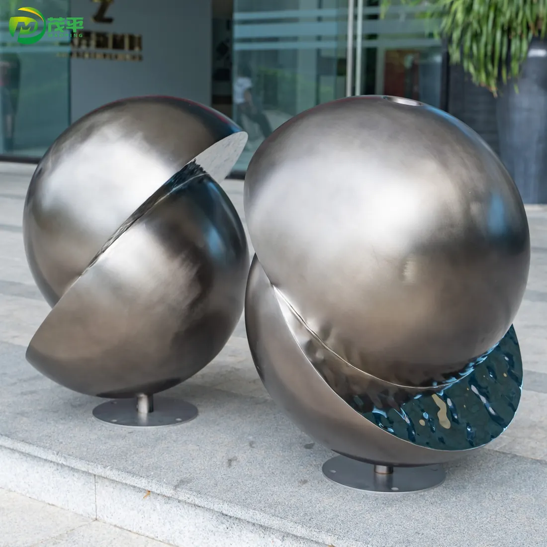 Abstract Decorative Stainless Steel Sphere