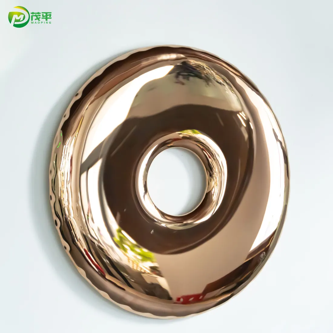 Rose gold donut wall decoration