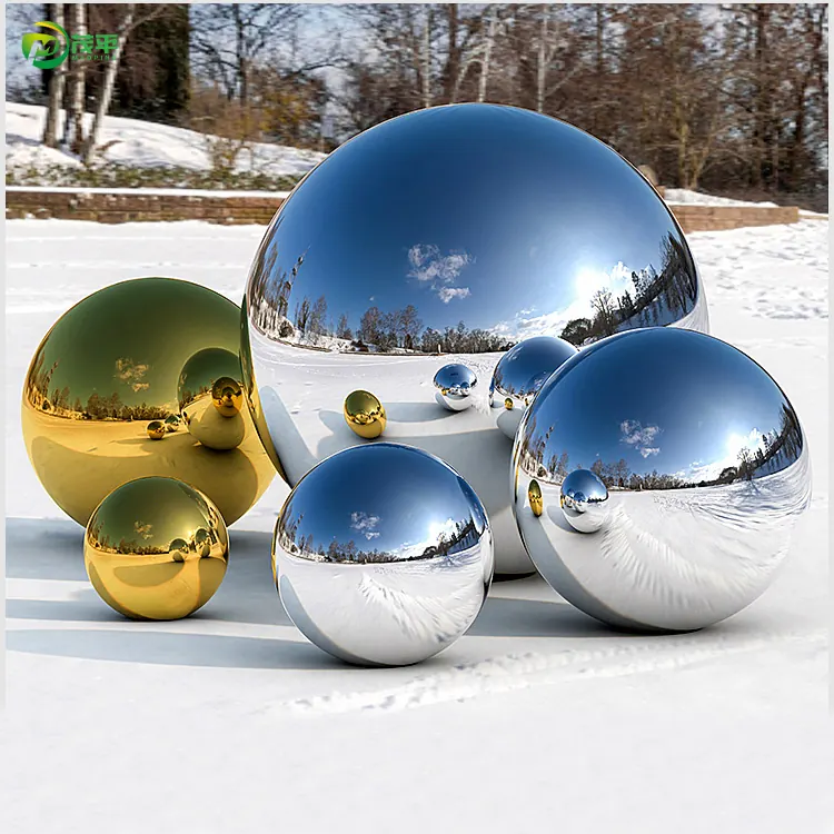 Stainless Steel Ball Mirror Light Hollow 304 Stainless Steel Sphere