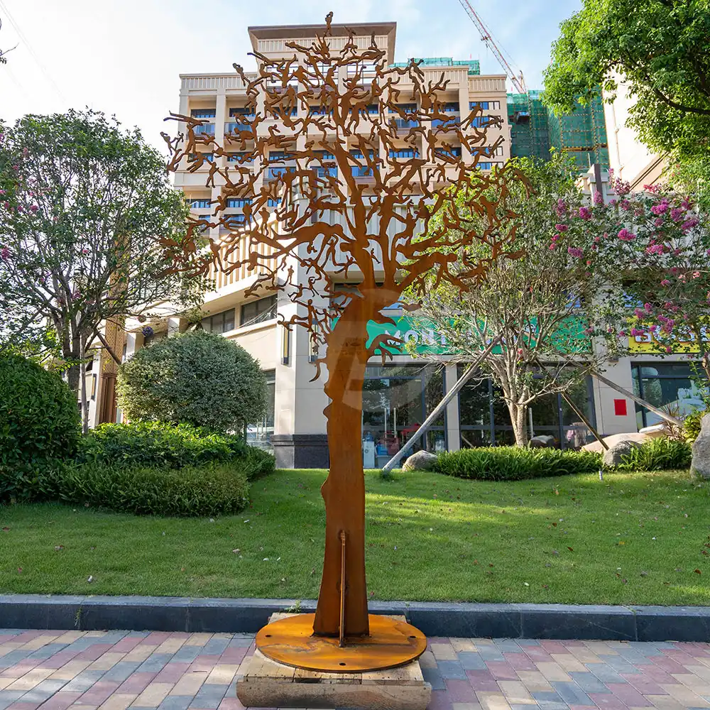 Tree Corten Steel Sculpture