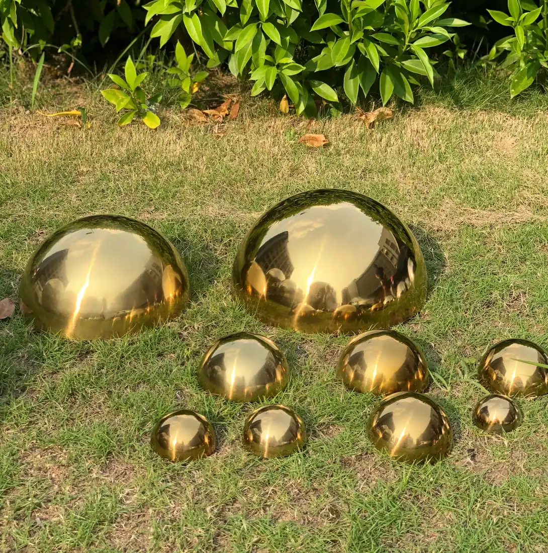 金のステンレス鋼の Hemispheres