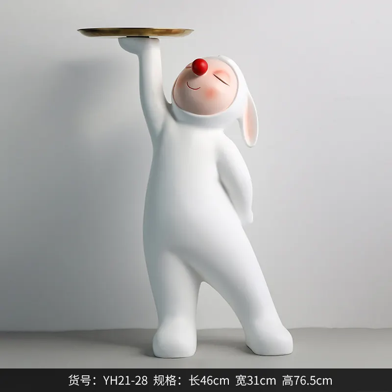 Rabbitドールグラスファイバー彫刻