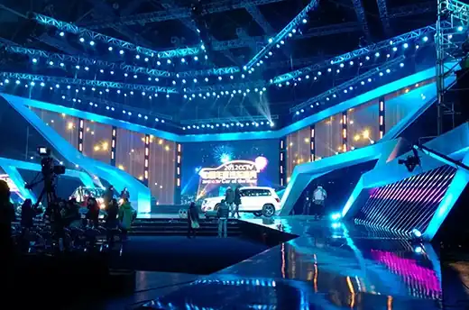 315sqm Transparent Glass LED Screen in Beijing China