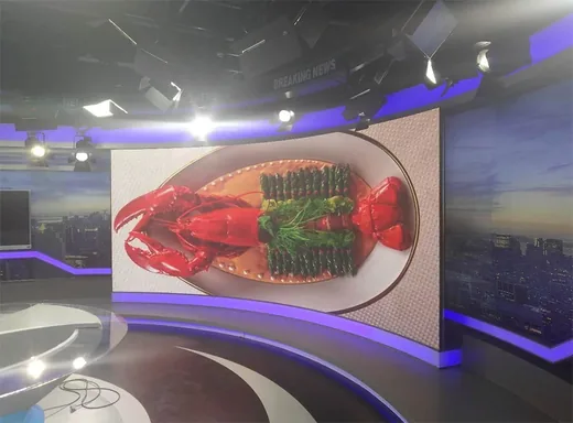25sqm Fine Pitch HD LED Screen for a News Centre in China