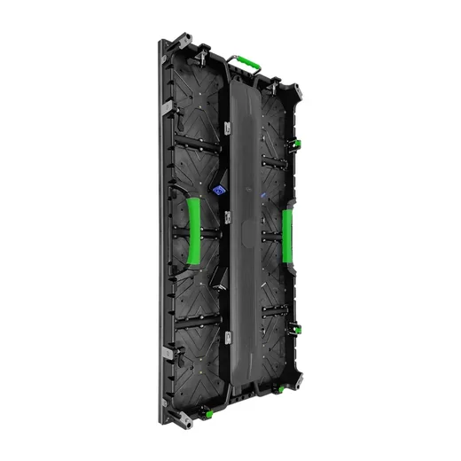 Rental LED screen in a curved layout using the U Series cabinets with angle adjustment