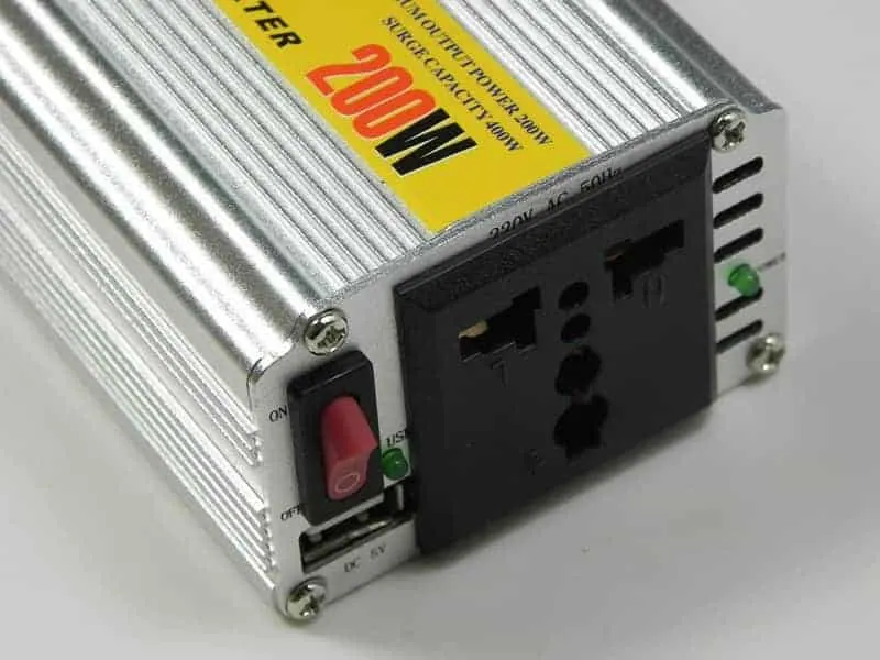 200W Power Inverter for Car DC to AC Converter with USB Universal Socket view 2