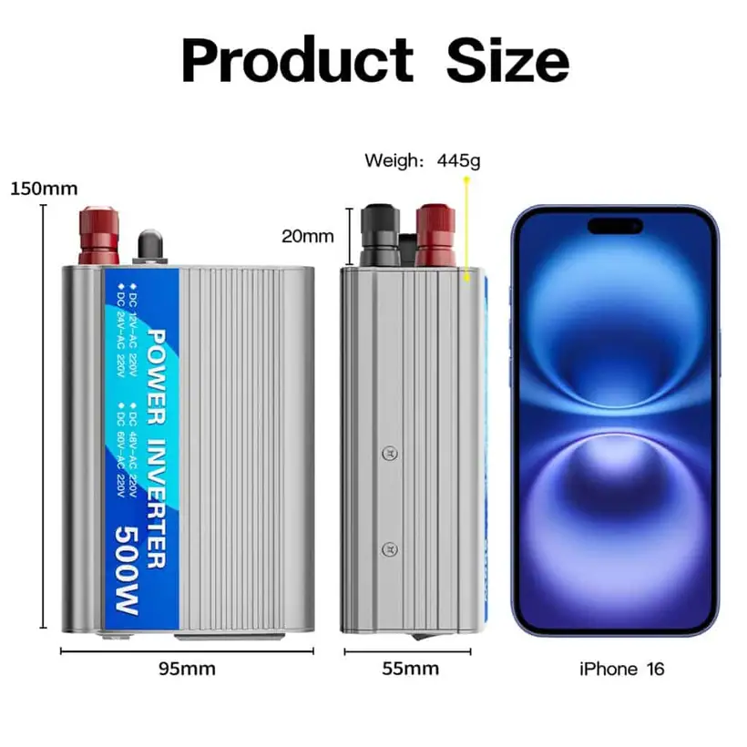 500W Modified Sine Wave DC to AC Voltage Converter detail 6