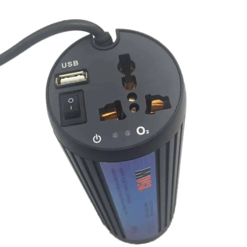 150W Modified Sine Wave Power Inverter Car Inverter with Cup-Shaped view 2