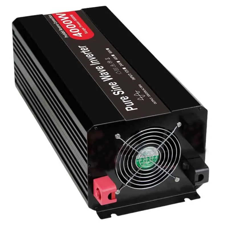 4000W DC 12V/24V/48V to AC 110V/220V Pure Sine Wave Power Inverter for Home with LCD Display view 3
