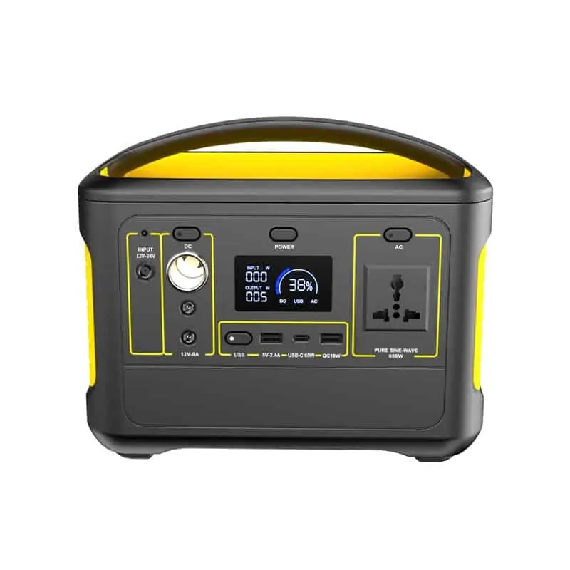 600W Pure Sine Wave Portable Power Station Power Generator with Li Battery QC 3.0 PD65W view 2