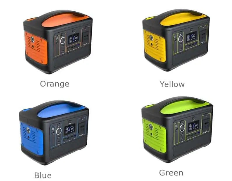 600W Pure Sine Wave Portable Power Station Power Generator with Li Battery QC 3.0 PD65W detail 12