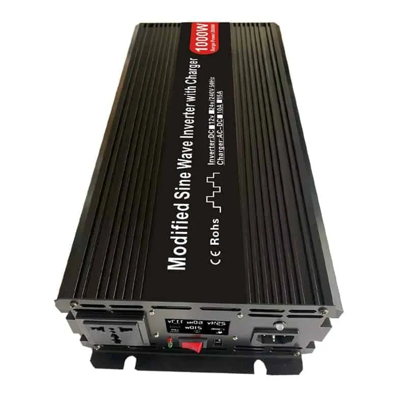 DC 12V/24V to AC 110V/220V Modified Sine Wave 1000W Power Inverter with Charger&UPS LCD Display view 3
