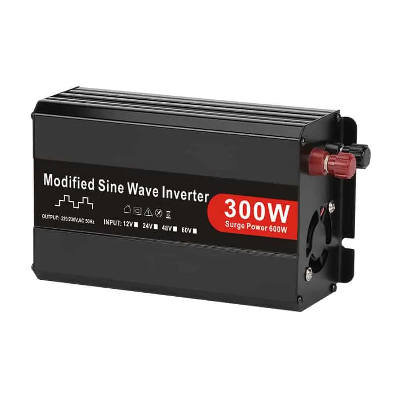 300W DC 12V/24V to AC 110V/220V Modified Sine Wave Peak 600W Power Inverter detail 1