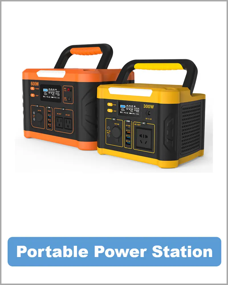 300W Pure Sine Wave Portable Power Station Solar Power Supply for Outdoors Camping Travel Hunting Emergency detail 1