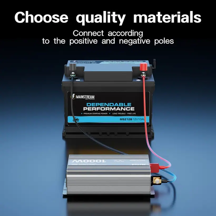 1000W DC 12V/24V/48V to AC 110V/220V Pure Sine Wave Power Inverter with LCD Display detail 5